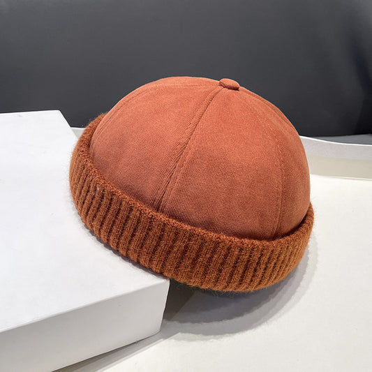 Celestial Velvet Beret (Orange)