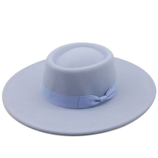 Eclipse Majesty Felt Top Hat (Sky Blue)