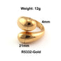 Bamboo Harmony Stainless Steel Ring (Silver or Gold)