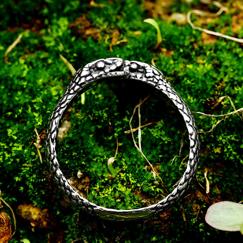 Ouroboros Serpent Sovereignty Ring