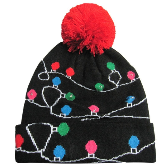 Enchanted Yuletide Knitted Hat (A)