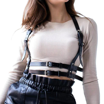 Fera Noir Leather Harness