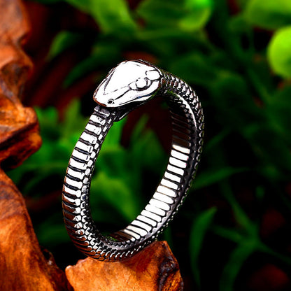 Ouroboros Serpent Sovereignty Ring